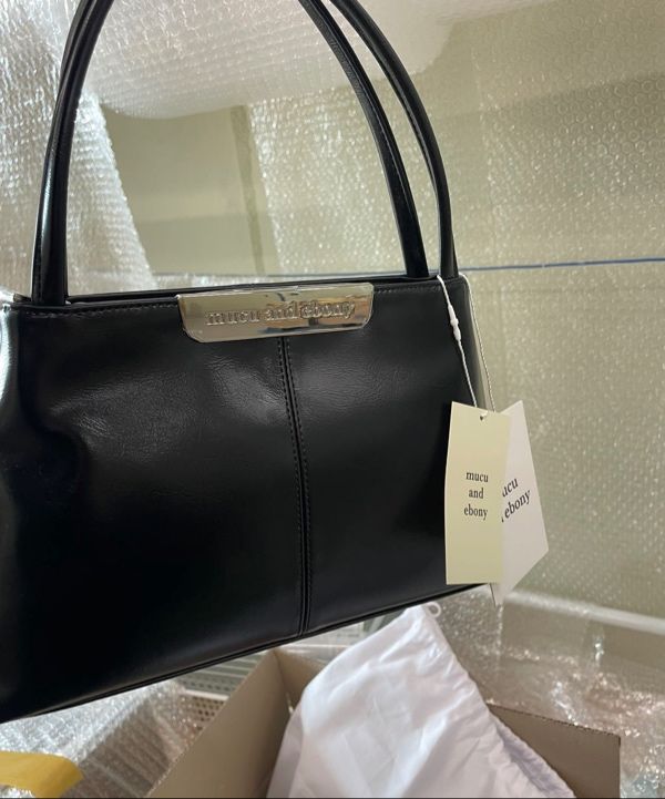 ★mucu and ebony★ Clam Bag _ 2color MUSINSA | MUCU AND EBONY Clam Bag Clam Bag Black