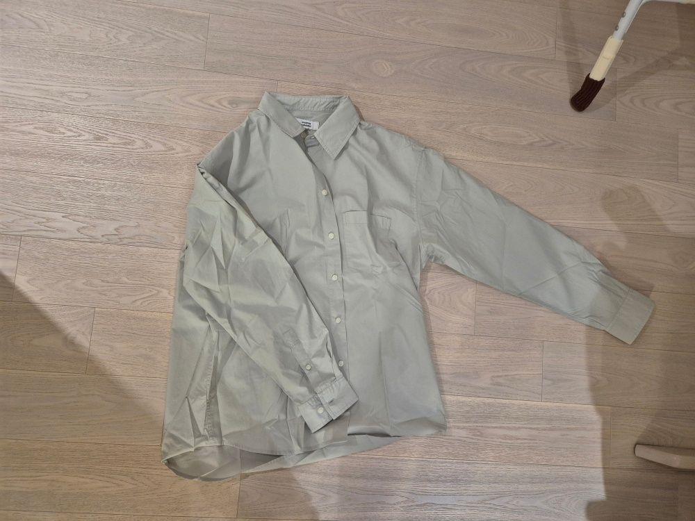 ★MUSINSA STANDARD★ Relaxed Soft Poplin Shirt Dusty Mint MM MUSINSA公式 | MUSINSA STANDARD Relaxed Soft Poplin Officer