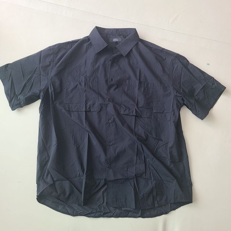 ★MUSINSA STANDARD★ Relaxed lightweight nylon shirt black M MUSINSA | MUSINSA STANDARD Relaxed lightweight nylon shirt