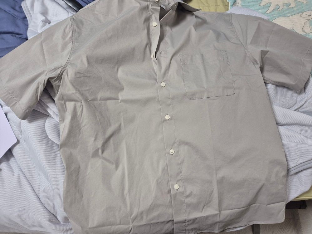 ★MUSINSA STANDARD★ Relaxed Pigment Shirt Purple Gray MMDSH MUSINSA | MUSINSA STANDARD Relaxed Nylon Crease Short Sleeve