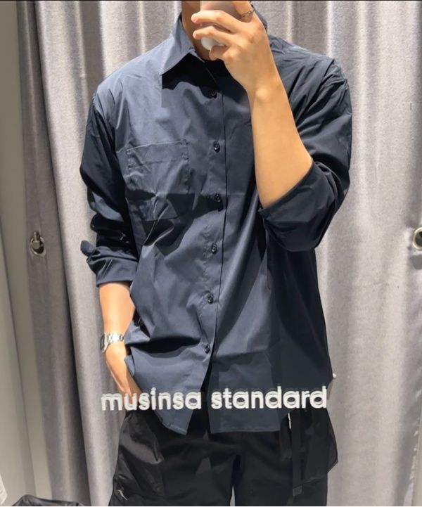 ★MUSINSA STANDARD★ Cool Standard Relaxed Nylon Shirt Light MUSINSA | MUSINSA STANDARD [Cool Standard] Relaxed Nylon
