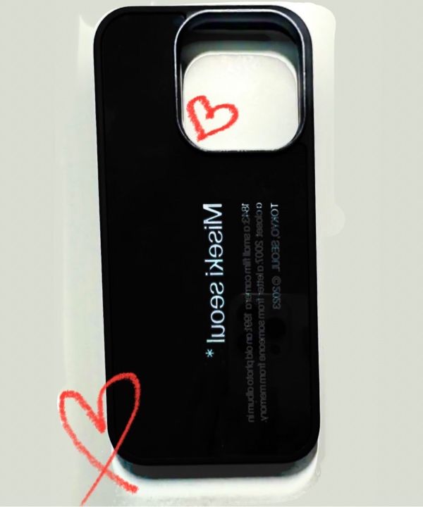 ◆MISEKI SEOUL◆ Misekiseoul graphic case 01 BUMPER BLACK MS MUSINSA公式 | MISEKI SEOUL Misekiseoul graphic case 01