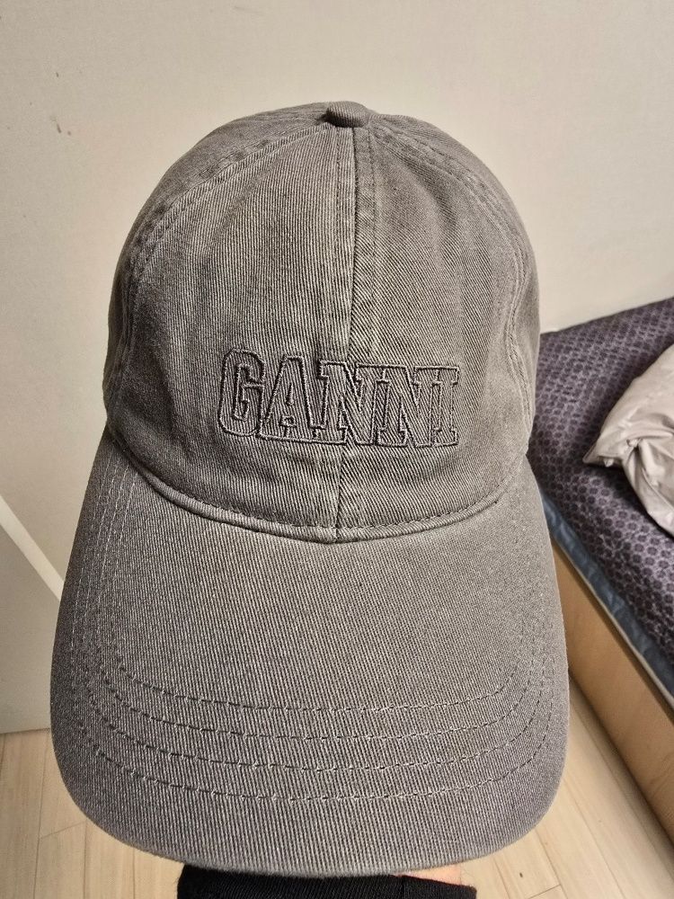 ☆Ganni☆ Logo Ball Cap Frost Grey A6302523 MUSINSA | GANNI Logo Ball Cap - Frost Grey / A6302523