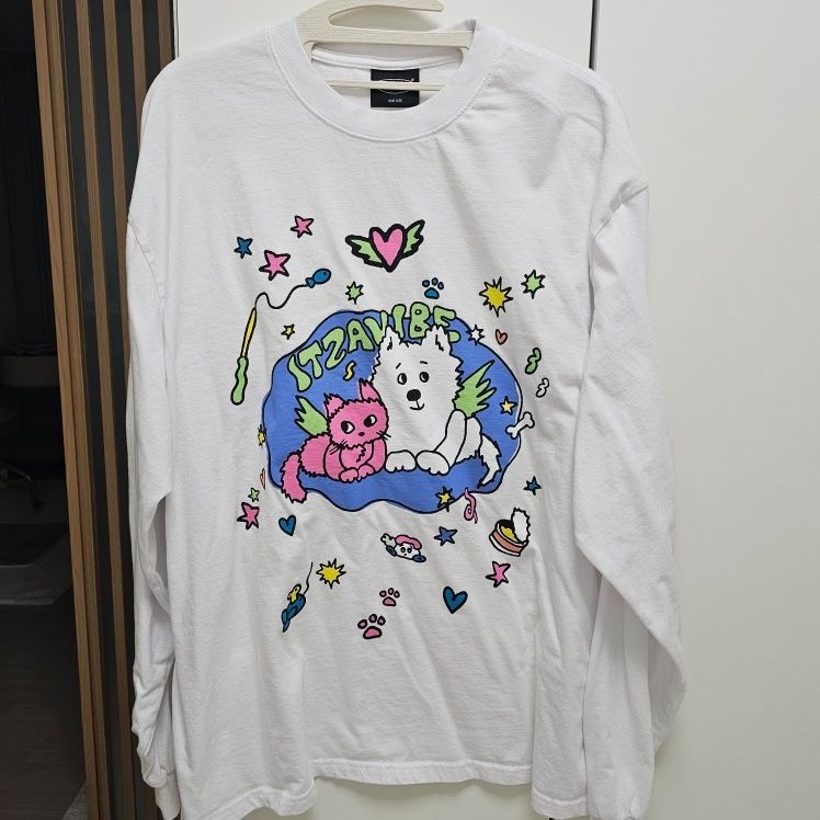 Tシャツ・カットソー ITZAVIBE CAT&DOG IN SWEET HOME LONG SLEEVE 5BNY449 MUSINSA | ITZAVIBE CAT&DOG IN SWEET HOME LONG SLEEVE