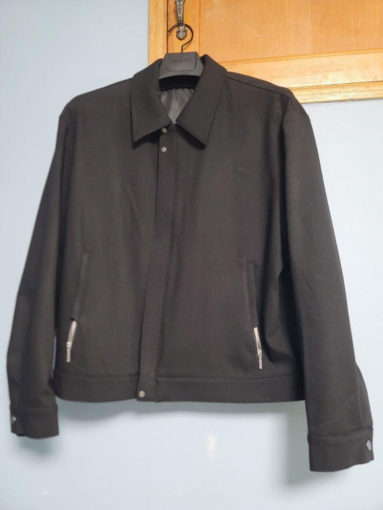 【SEAL限定商品】 DRAW | MUSINSA FIT [BLACK] Jacket Blue Minimal Crop Our ジャケット・アウター