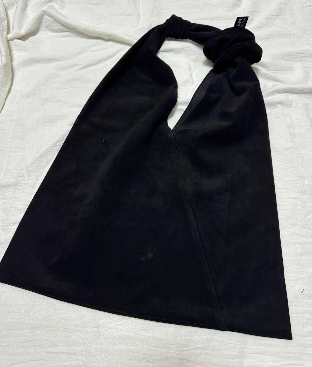 MUSINSA | JEDREFEB5 Scrunchie Large Hobo Bag Suede