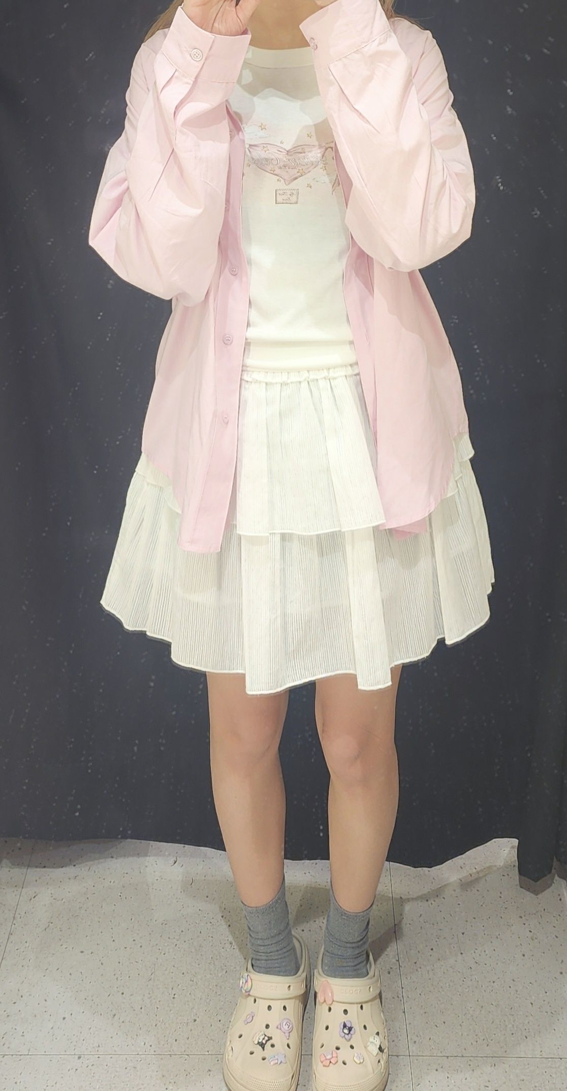 ◇BITTER CELLS◇ Angel long sleeveIvory Angel Inside Out Longsleeve | GARMENTS