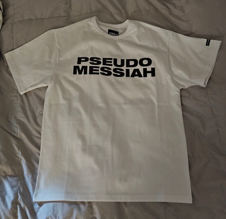 【AJO AJOBYAJO】25SS★ Pseudo Messiah Mini T-Shirt Pseudo Messiah Mini T-Shirt [WHITE] - AJOBYAJO