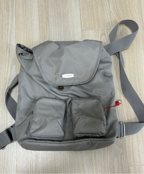 【 citybreeze 】カバン Nylon Double Pocket String Backpack MUSINSA | CITYBREEZE WOMAN Nylon Double Pocket String