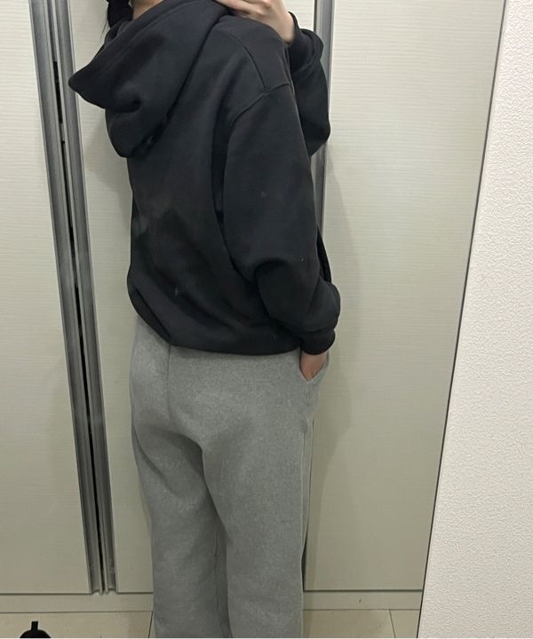 MUSINSA公式 | AMES-WORLDWIDE BIG TYPO HOODIE ZIP UP CHARCOAL