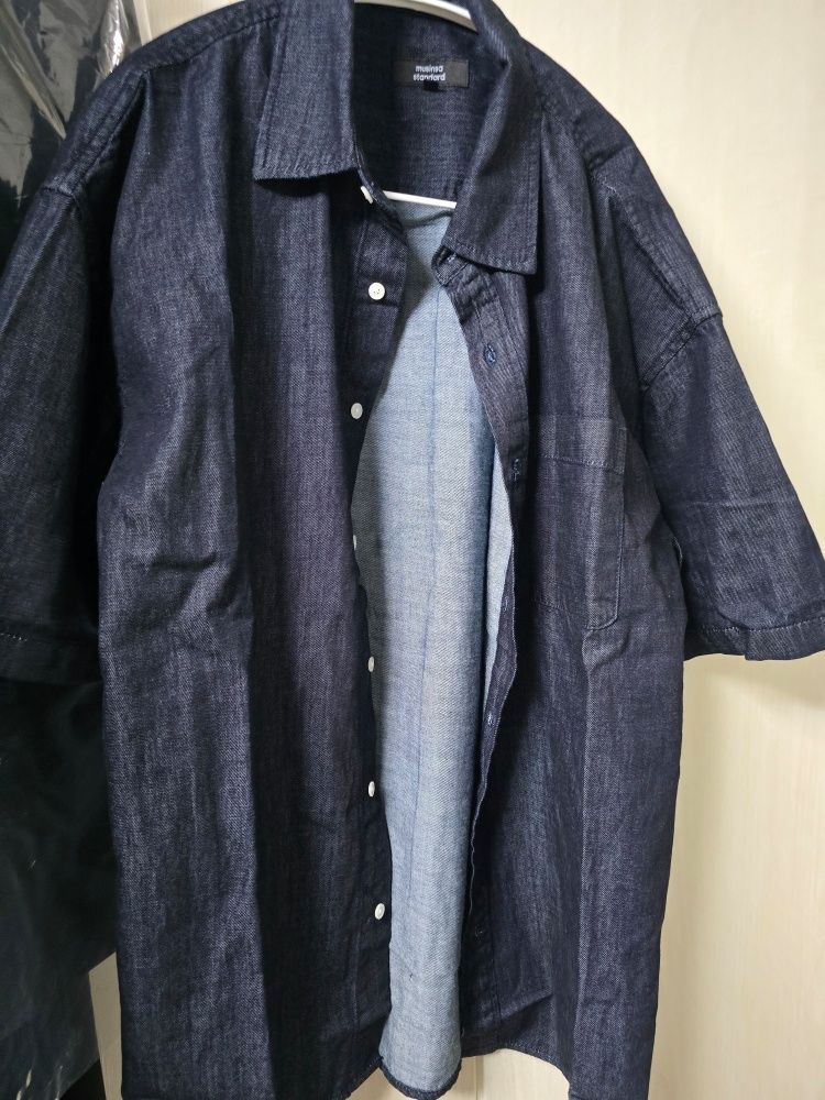 MUSINSA | MUSINSA STANDARD Oversized short sleeve denim