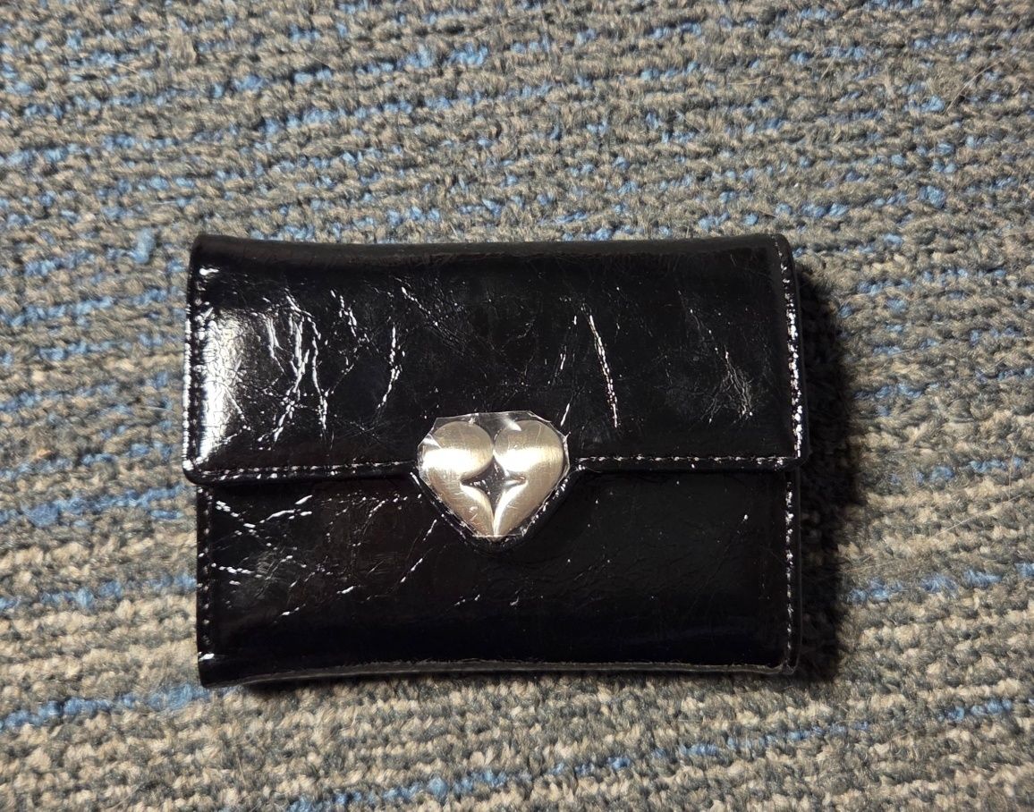 ☆Fennec☆ HEARTY FLAP WALLET BLACK MUSINSA | fennec HEARTY FLAP WALLET - BLACK