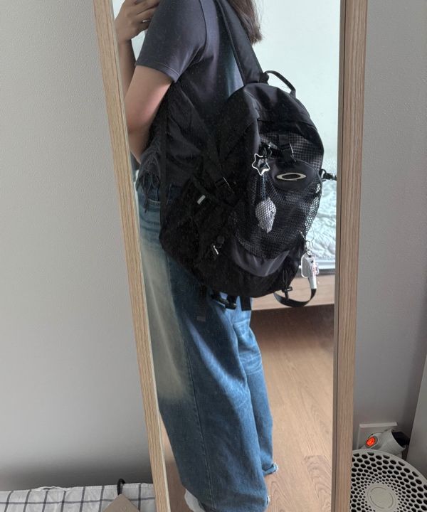 ★NOIAGO★ Nylon Dual Backpack Black NOI1486 MUSINSA | NOIAGO NOI1486 Nylon Dual Backpack (Black)