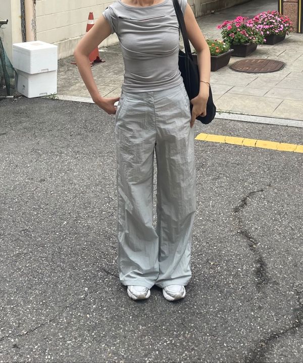 MUSINSA | MUSINSA STANDARD WOMAN Women's Nylon Wrap Skirt