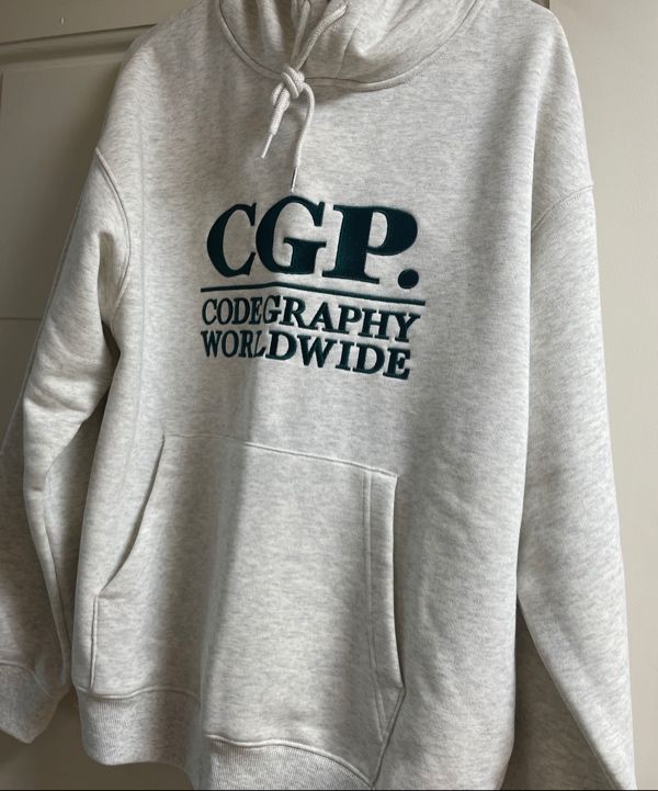 ★codegraphy★ CGP Square Logo Sweatshirt Light Gray codegraphy | ZOZOTOWN 10/5 12:00-release CGP Square logo
