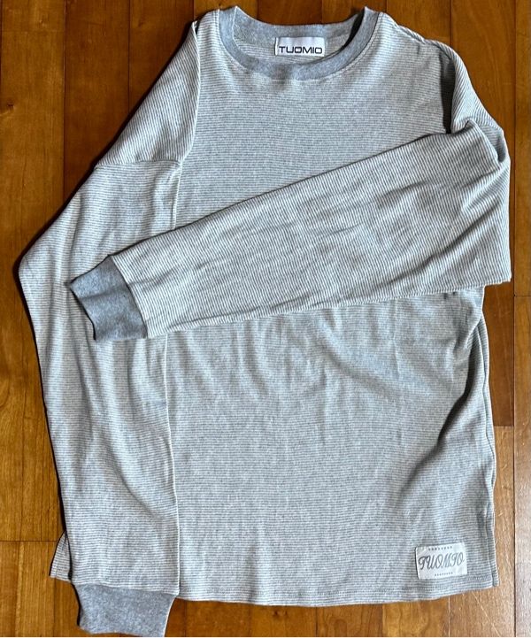 MUSINSA | TUOMIO [LAYERED SET 2] OVERSIZED STRIPE LONG