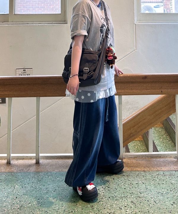 【BADBLOOD】25SS★(男女兼用) Billy Washed Denim Sweatpants Badblood Billy Washed Denim Sweatpants Black – BBGSHOPHK
