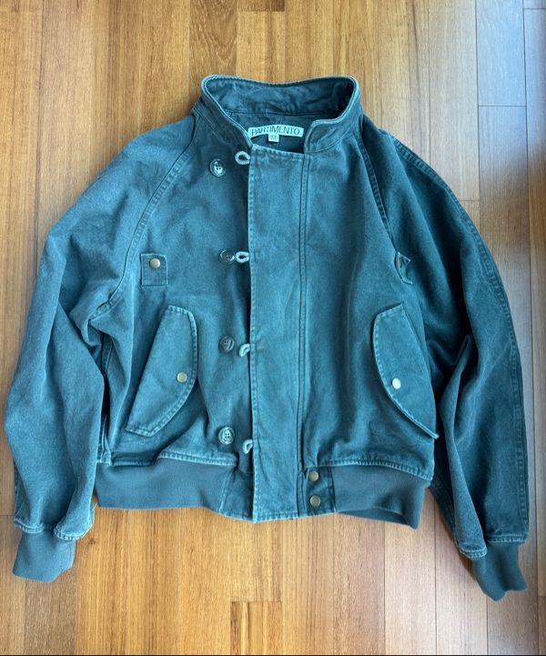 MUSINSA | PARTIMENTO VTG Washed N2B Short Jacket Khaki