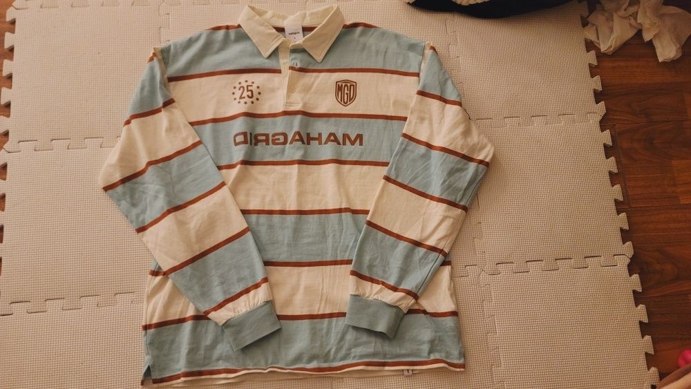 【mahagrid】25SS★ STRIPE RUGBY SHIRT MUSINSA | MAHAGRID STRIPE RUGBY SHIRT BLUE(MG2FSMM550A)
