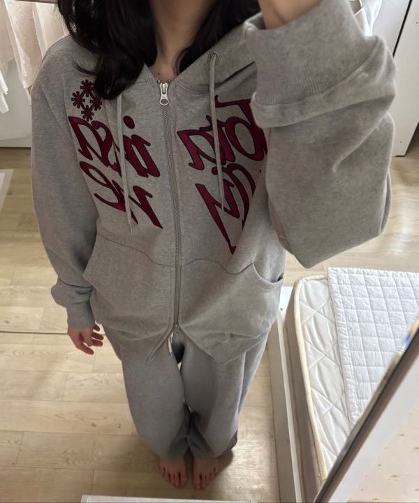 MUSINSA | THE COLDEST MOMENT TCM totally hooded zip-up (grey)