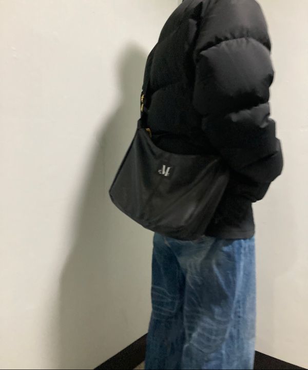 ショルダーバッグ・ポシェット ^MUCENT^ Merin Gold Line Leather Shoulder Bag Unisex 2 Color MUSINSA公式 | MUCENT Merin Gold Line Leather Shoulder Bag