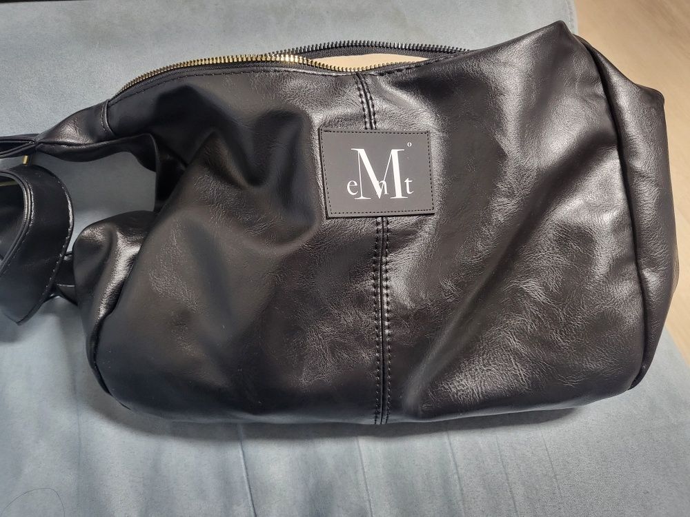 【MUCENT】Merin Gold Line Leather Shoulder Bag Unisex_2color MUCENT) MERIN GOLD LINE LEATHER SHOULDER BAG - 2COL
