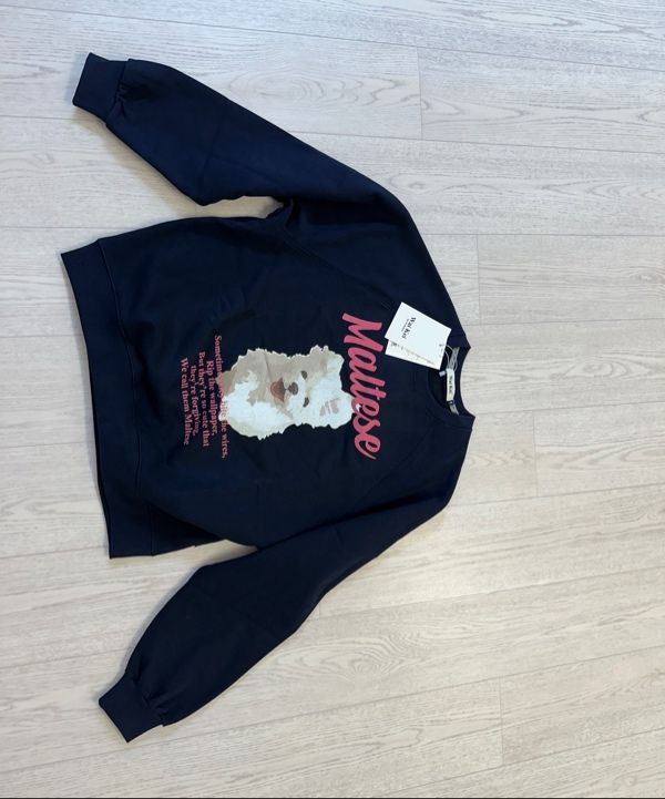 ★ Wai Kei★ Maltese Cloud Raglan Man to Man Navy YKBE01TS0 MUSINSA | WAI KEI Maltese Cloud Raglan Man to Man Navy