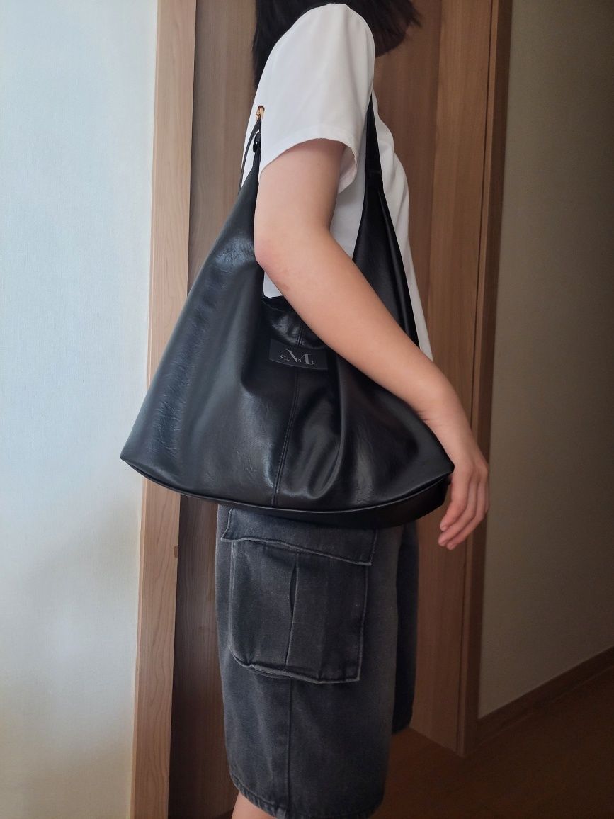 MUSINSA | MUCENT [Pouch Giveaway] Crescent Leather Shoulder