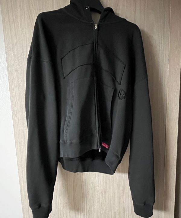 ◆NOMANUAL◆ NM X MP HOODED ZIPUP WASHED BLACK MUSINSA | NOMANUAL NM x MP HOODED ZIP-UP - WASHED BLACK