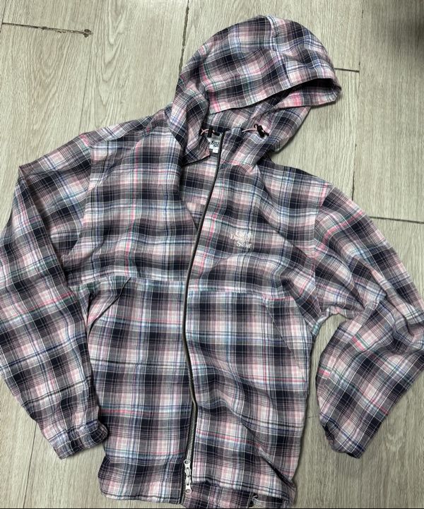 ◆25SS CAVISH HOODED CHECK WIND BREAKER/2色◆ MUSINSA | CAVISH HOODED CHECK WIND BREAKER PINK(CV2FSUB962A)