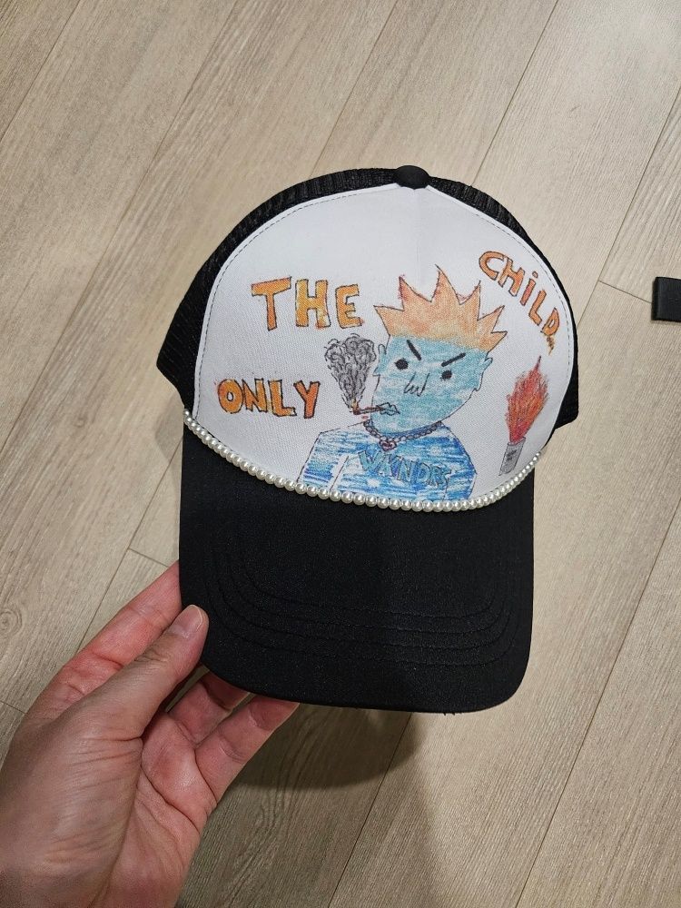 キャップ WKNDRS CHILD TRUCKER CAP SA659 MUSINSA公式 | WKNDRS [PERSONAL SPACE] CHILD TRUCKER CAP (BLACK)