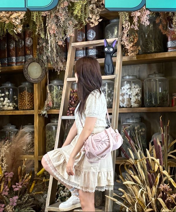 MUSINSA公式 | ILLIGO Bow Forty Mini Duffle Bag Pink