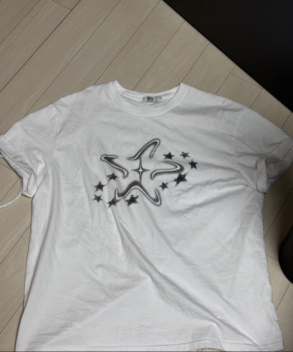 ◇ILLIGO◇ Milky Way Overfit T-Shirt White MUSINSA | ILLIGO Milky Way Overfit T-Shirt White