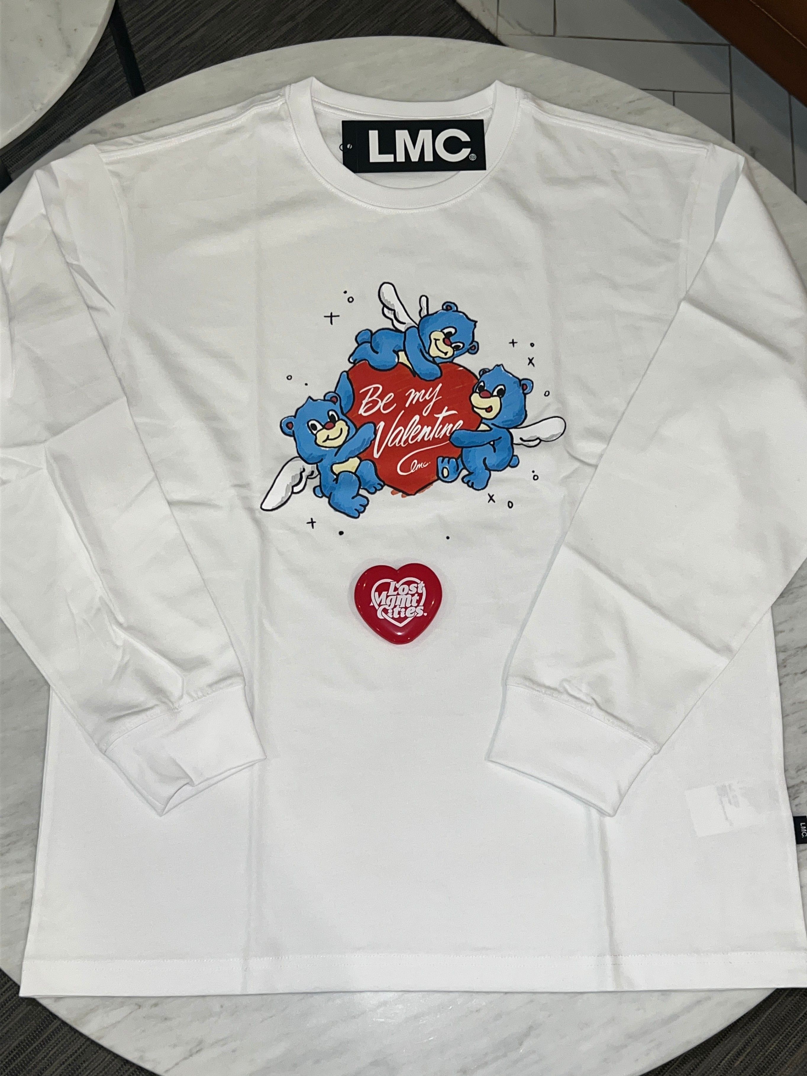 ★ LMC★ HEART BEAR LONG SLV TEE black 0LM45SLS302BLK MUSINSA | LMC HEART BEAR LONG SLV TEE black