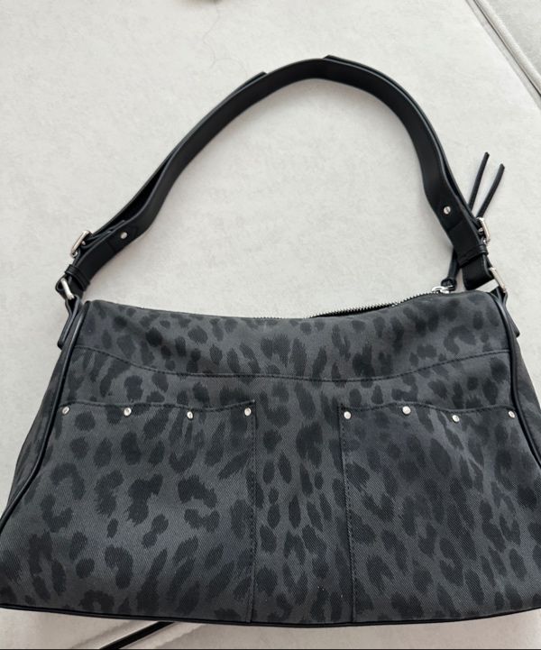 MUSINSA公式 | fennec BASH BAG - LEOPARD BLACK