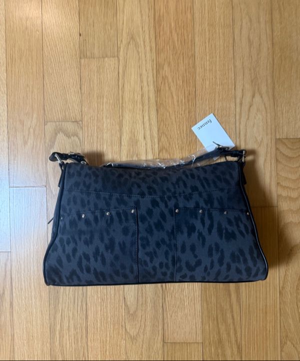 韓国商品/FENNEC BASH BAG - LEOPARD BLACK MUSINSA公式 | fennec BASH BAG - LEOPARD BLACK