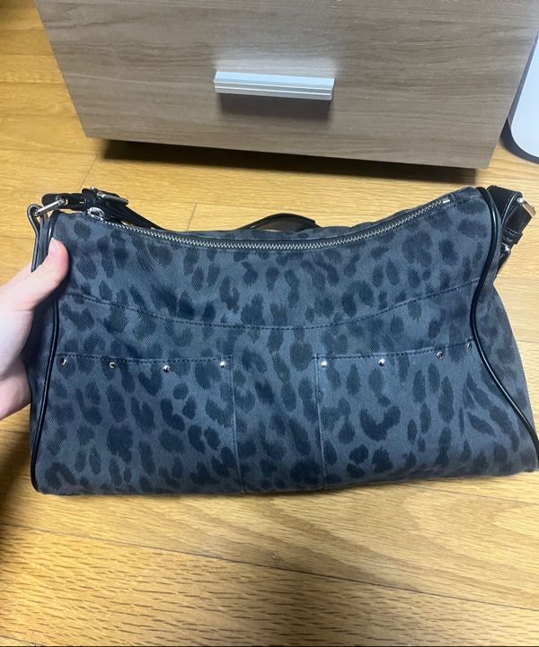 Fennec☆BASH BAG LEOPARD BLACK MUSINSA | fennec BASH BAG - LEOPARD BLACK