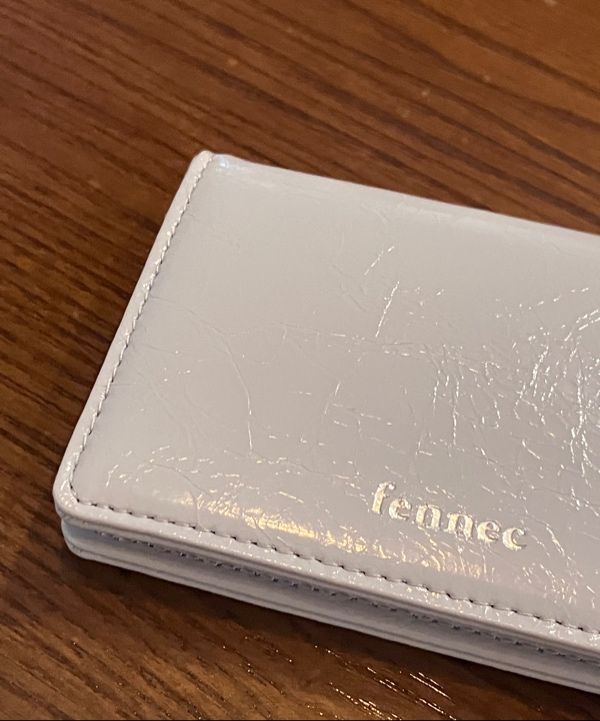 カードケース・名刺入れ Fennec CRINKLE SOFT CARD CASE MISTY LAVENDER CRINKLE SOFT CARD CASE - MISTY LAVENDER - Fennec