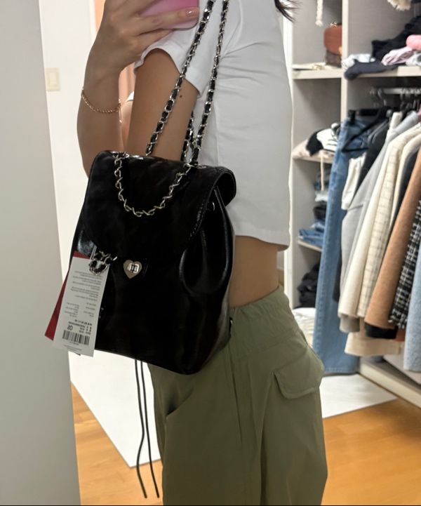 MUSINSA | ULKIN CANVAS Betty Boop Quilted Chain Mini