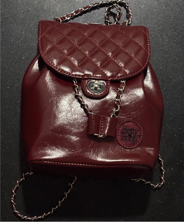 バックパック・リュック [ULKIN CANVAS x Betty Boop] Quilting Chain Mini Backpack MUSINSA | ULKIN CANVAS Betty Boop Quilted Chain Mini