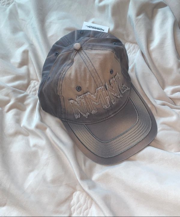 日本未入荷NOMANUALのNMNL PATCHED BALL CAP 全2色 NMNL PATCHED BALL CAP - WASHED GRAY - nomanual | 60% - Asian
