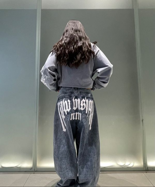 【NOMANUAL】 RAW VISION DENIM PANTS ♥2Colors RAW VISION DENIM PANTS - WHITE BLUE - nomanual | 60% - Asian