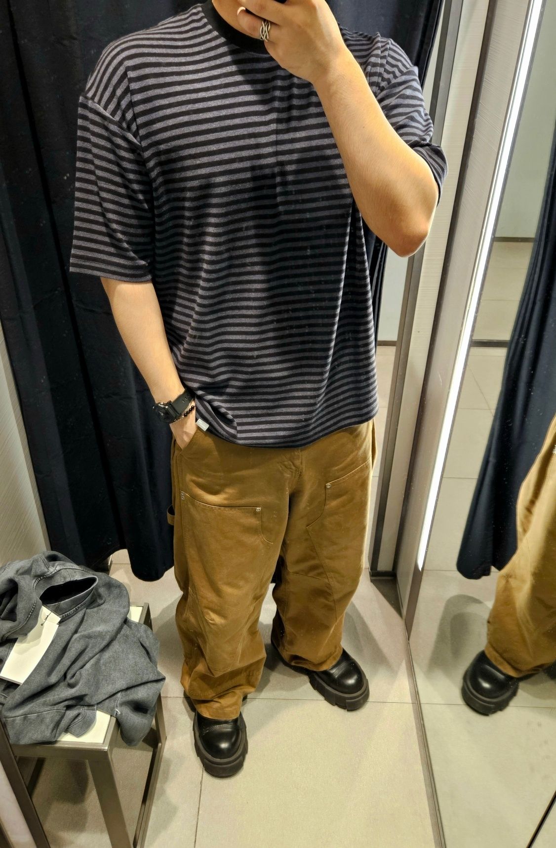 Tシャツ・カットソー NOMANUAL NM BORDER T SHIRT 5JH531 Tシャツ・カットソー NOMANUAL NM BORDER T SHIRT 5JH531 NM