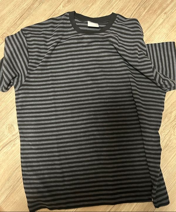 MUSINSA | NOMANUAL NM BORDER T-SHIRT - BLACK