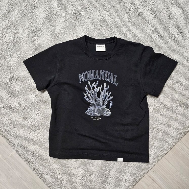 日本未入荷NOMANUALのL CORAL REEF T-SHIRT 全3色 METAL CORAL REEF T-SHIRT - BLACK - nomanual | 60% - Asian