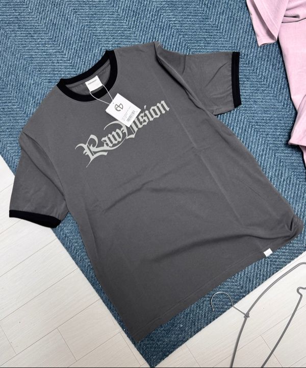 MUSINSA | NOMANUAL RAW VISION RINGER T-SHIRT - CHARCOAL