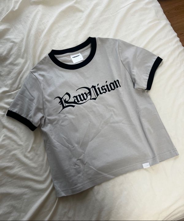 韓国人気 ユニセックス[NOMANUAL] RAW VISION RINGER T-SHIRT MUSINSA公式 | NOMANUAL RAW VISION RINGER T-SHIRT - IVORY