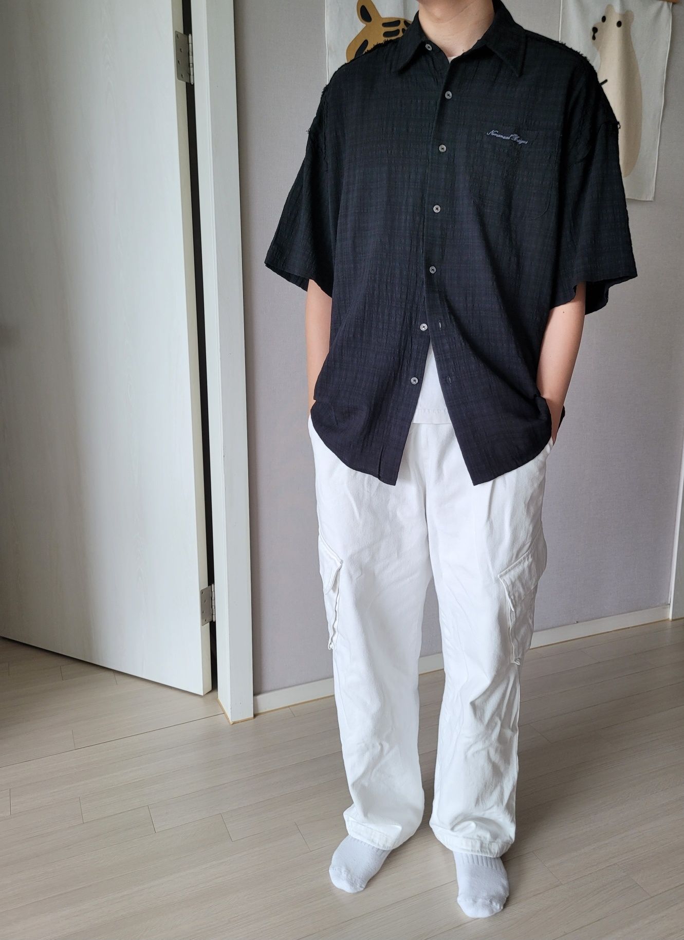 【NOMANUAL】25ss RAW EDGE H.S SHIRT NOMANUAL】RAW EDGE H.S SHIRT | OUR BRAND,NOMANUAL | PRESSING