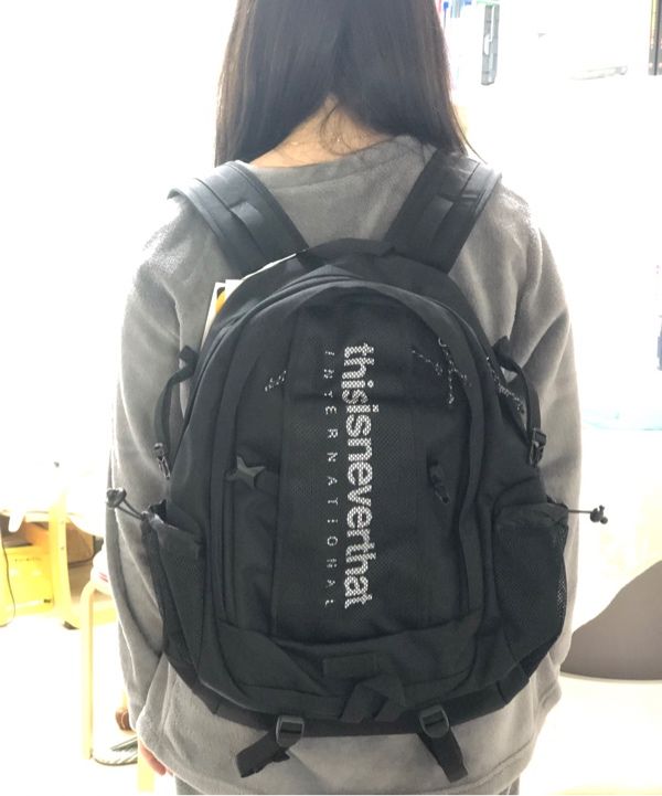 MUSINSA公式 | thisisneverthat INTL-Logo Backpack 30 Black
