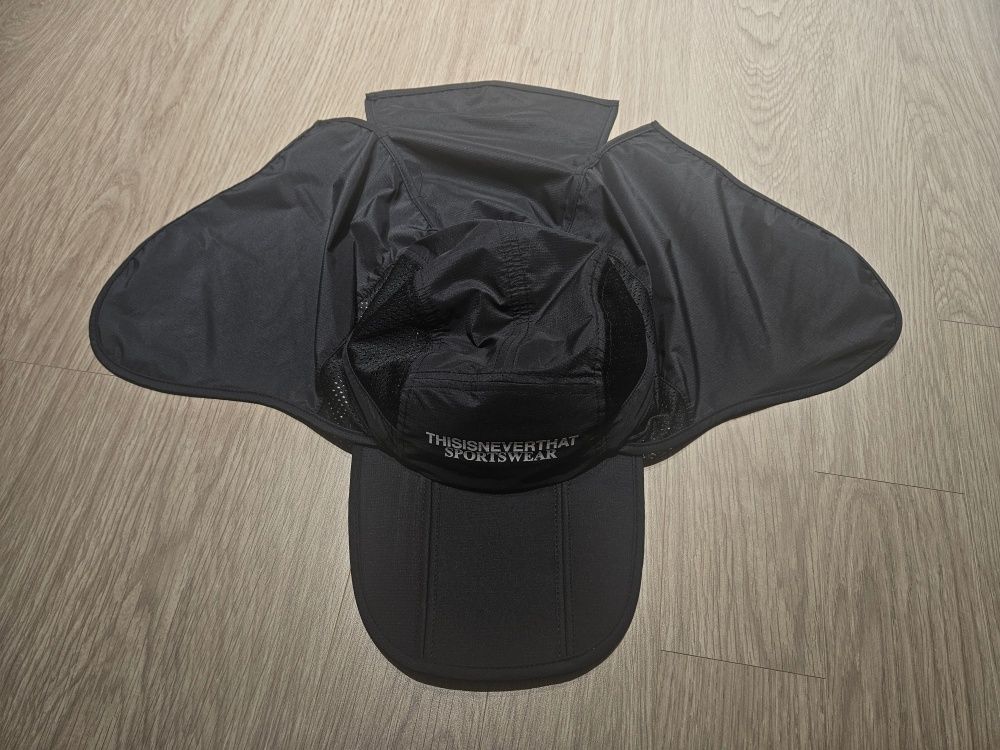 MUSINSA | thisisneverthat® Long Bill Sun Sport Cap Black